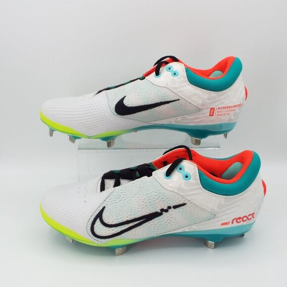 Nike Hyperdiamond 4 React Softball Cleats CZ5917-107 Size 11 - Picture 1 of 16